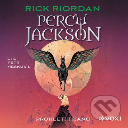 Audiokniha: Percy Jackson – Prokletí Titánů (Rick Riordan). Voxi, 2026 Audiokniha: Percy Jackson – Prokletí Titánů (Rick Riordan). Voxi, 2026