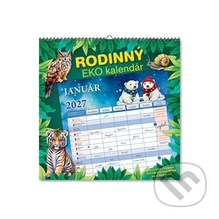 Nástenný Rodinný EKO kalendár 2027 (Spektrum grafik). Spektrum grafik, 2026 Nástenný Rodinný EKO kalendár 2027 (Spektrum grafik). Spektrum grafik, 2026