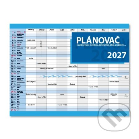 Nástenný Plánovač 2027 (Spektrum grafik). Spektrum grafik, 2026 Nástenný Plánovač 2027 (Spektrum grafik). Spektrum grafik, 2026