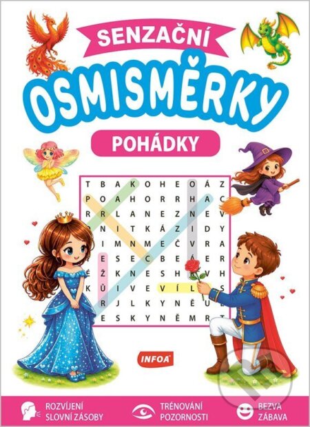 Kniha: Senzační osmisměrky - Pohádky (Mozaika). Mozaika, 2026 Kniha: Senzační osmisměrky - Pohádky (Mozaika). Mozaika, 2026