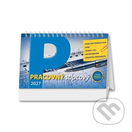 Stolový Pracovný kalendár stĺpcový 2027 (Spektrum grafik). Spektrum grafik, 2026 Stolový Pracovný kalendár stĺpcový 2027 (Spektrum grafik). Spektrum grafik, 2026