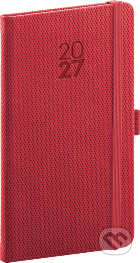 NOTIQUE Vreckový diár Diamante 2027 (červený) (Notique). Notique, 2026 NOTIQUE Vreckový diár Diamante 2027 (červený) (Notique). Notique, 2026