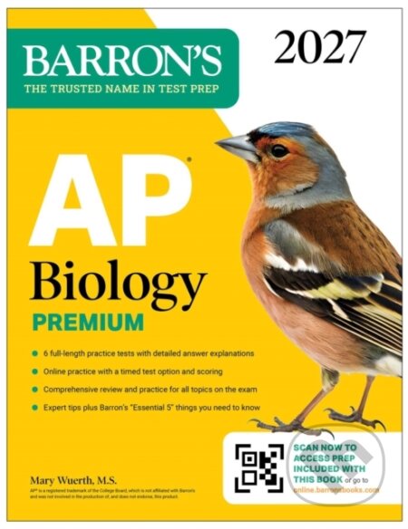 Kniha: AP Biology Premium, 2027 (Mary M.S. Wuerth). Barrons Educational Series, 2026 Kniha: AP Biology Premium, 2027 (Mary M.S. Wuerth). Barrons Educational Series, 2026