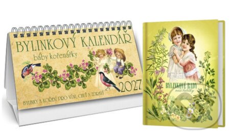 Kniha: Kalendář 2027 Bylinkový + Bylinkové rady naší babičky (Klára Trnková). Studio Trnka, 2026 Kniha: Kalendář 2027 Bylinkový + Bylinkové rady naší babičky (Klára Trnková). Studio Trnka, 2026