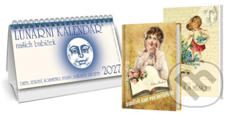 Kniha: Kalendář 2027 Lunární + Babiččiny rady pro domácnost + Zahradnický rok s Měsícem (Klára Trnková). Studio Trnka, 2026 Kniha: Kalendář 2027 Lunární + Babiččiny rady pro domácnost + Zahradnický rok s Měsícem (Klára Trnková). Studio Trnka, 2026