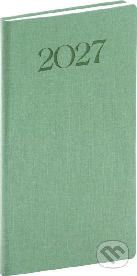 NOTIQUE Vreckový diár Biella 2027 (zelený) (Notique). Notique, 2026 NOTIQUE Vreckový diár Biella 2027 (zelený) (Notique). Notique, 2026