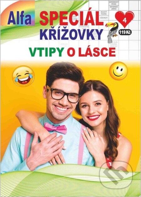 Kniha: Křížovky speciál 4/2026 - Vtipy o lásce (Alfasoft). Alfasoft, 2026 Kniha: Křížovky speciál 4/2026 - Vtipy o lásce (Alfasoft). Alfasoft, 2026