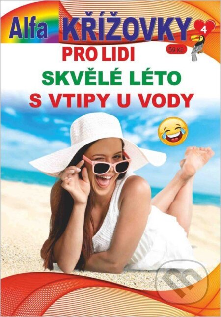 Kniha: Křížovky pro lidi 4/2026 - Léto s vtipy u vody (Alfasoft). Alfasoft, 2026 Kniha: Křížovky pro lidi 4/2026 - Léto s vtipy u vody (Alfasoft). Alfasoft, 2026