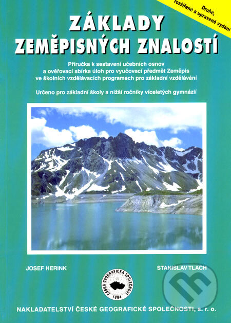Kniha: Základy zeměpisných znalostí (Josef Herink a Stanislav Tlach). Kartografie Praha, Nakladatelství České geografické společnosti, 2006 Kniha: Základy zeměpisných znalostí (Josef Herink a Stanislav Tlach). Kartografie Praha, Nakladatelství České geografické společnosti, 2006
