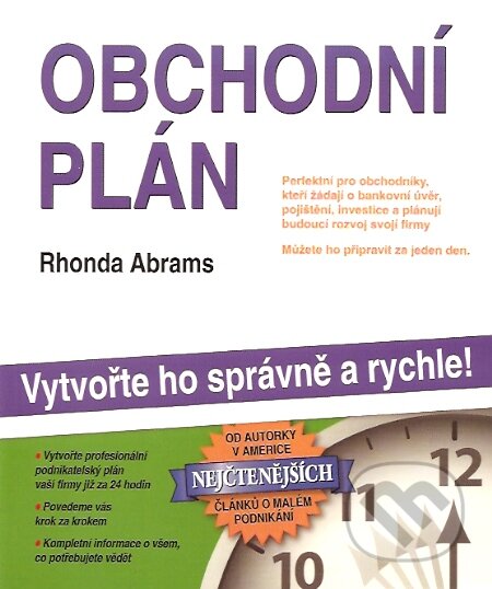 Kniha: Obchodní plán (Rhonda Abrams). Pragma, 2007 Kniha: Obchodní plán (Rhonda Abrams). Pragma, 2007