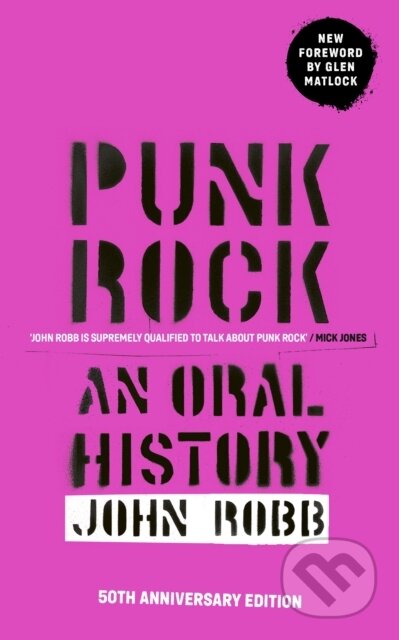 Kniha: Punk Rock (John Robb). Ebury, 2026 Kniha: Punk Rock (John Robb). Ebury, 2026
