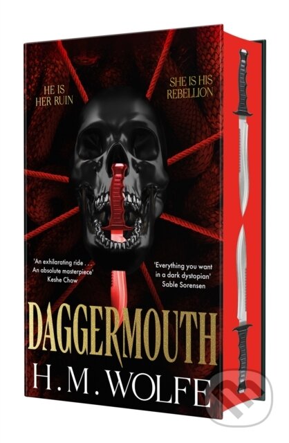 Kniha: Daggermouth (H. M. Wolfe). Tor Bramble, 2026 Kniha: Daggermouth (H. M. Wolfe). Tor Bramble, 2026