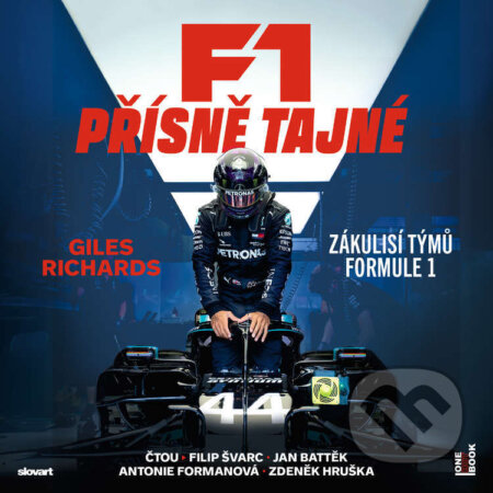 Audiokniha: F1: Přísně tajné (Giles Richards). OneHotBook, 2026 Audiokniha: F1: Přísně tajné (Giles Richards). OneHotBook, 2026
