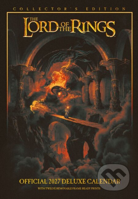 Deluxe kalendář 2027 Lord of the Rings|Pán prstenů (29,7 x 42 cm) (Cure Pink). Cure Pink, 2026 Deluxe kalendář 2027 Lord of the Rings|Pán prstenů (29,7 x 42 cm) (Cure Pink). Cure Pink, 2026
