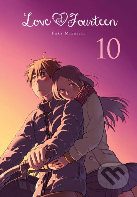 Kniha: Love at Fourteen, Vol. 10 (Fuka Mizutani, Sheldon Drzka a Lys Blakeslee). Yen Press, 2021 Kniha: Love at Fourteen, Vol. 10 (Fuka Mizutani, Sheldon Drzka a Lys Blakeslee). Yen Press, 2021