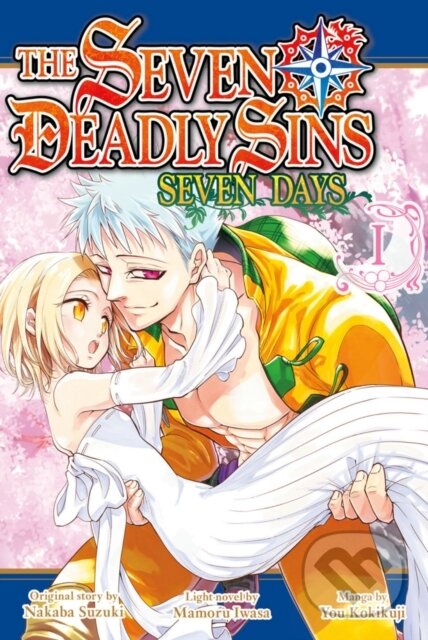 Kniha: The Seven Deadly Sins: Seven Days 1 (Mamouru Iwasa, You Kokikuji a Nakaba Suzuki). Kodansha Comics, 2018 Kniha: The Seven Deadly Sins: Seven Days 1 (Mamouru Iwasa, You Kokikuji a Nakaba Suzuki). Kodansha Comics, 2018