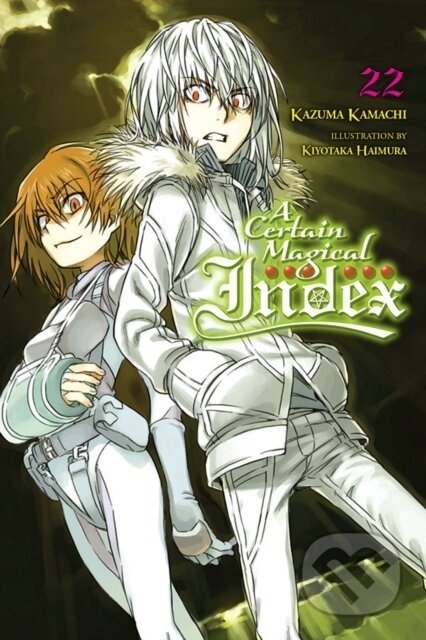 Kniha: A Certain Magical Index, Vol. 22 (light novel) (Kazuma Kamachi a Kiyotaka Haimura). Yen Press, 2020 Kniha: A Certain Magical Index, Vol. 22 (light novel) (Kazuma Kamachi a Kiyotaka Haimura). Yen Press, 2020