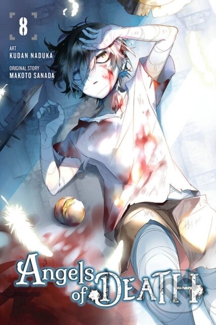 Kniha: Angels of Death, Vol. 8 (Anthony Quintessenza, Makoto Sanada, Kudan Naduka a Ko Ransom). Yen Press, 2019 Kniha: Angels of Death, Vol. 8 (Anthony Quintessenza, Makoto Sanada, Kudan Naduka a Ko Ransom). Yen Press, 2019