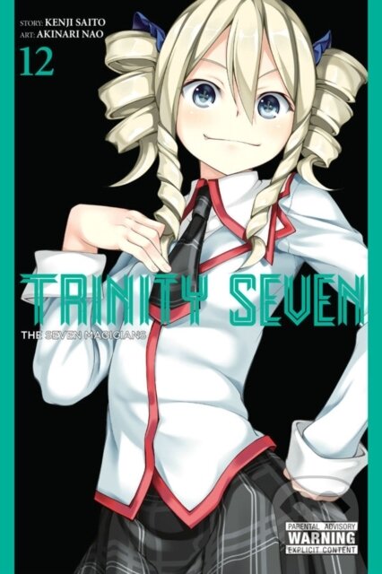 Kniha: Trinity Seven, Vol. 12 (Akinari Nao, Kenji Saito, Christine Dashiell a Anthony Quintessenza). Yen Press, 2018 Kniha: Trinity Seven, Vol. 12 (Akinari Nao, Kenji Saito, Christine Dashiell a Anthony Quintessenza). Yen Press, 2018