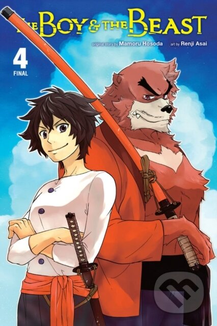 Kniha: The Boy and the Beast, Vol. 4 (manga) (Alexandra McCullough-Garcia, Renji Asai, Mamoru Hosoda a Bianca Pistillo). Yen Press, 2018 Kniha: The Boy and the Beast, Vol. 4 (manga) (Alexandra McCullough-Garcia, Renji Asai, Mamoru Hosoda a Bianca Pistillo). Yen Press, 2018