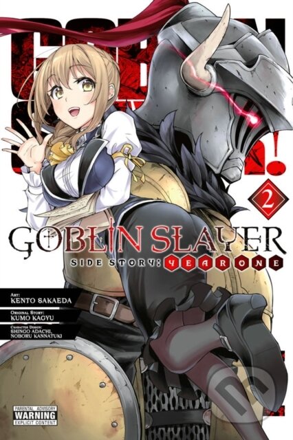 Kniha: Goblin Slayer Side Story: Year One, Vol. 2 (manga) (Anthony Quintessenza, Shingo Adachi, Noboru Kannatuki, Kumo Kagyu, Kevin Steinbach a Kento Sakaeda). Yen Press, 2019 Kniha: Goblin Slayer Side Story: Year One, Vol. 2 (manga) (Anthony Quintessenza, Shingo Adachi, Noboru Kannatuki, Kumo Kagyu, Kevin Steinbach a Kento Sakaeda). Yen Press, 2019