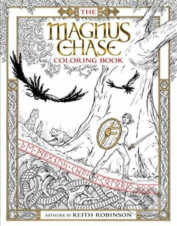 The Magnus Chase Coloring Book - Rick Riordan, Keith Robinson (ilustrácie), Hyperion, 2018