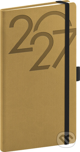 NOTIQUE Vreckový diár Ajax 2027 (zlatý) (Notique). Notique, 2026 NOTIQUE Vreckový diár Ajax 2027 (zlatý) (Notique). Notique, 2026