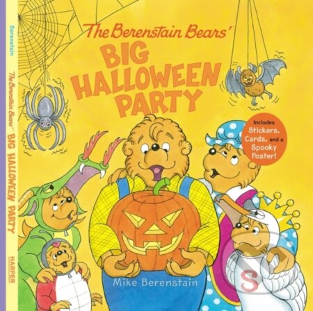 Kniha: Berenstain Bears' Big Halloween Party (Mike Berenstain). HarperCollins, 2021 Kniha: Berenstain Bears' Big Halloween Party (Mike Berenstain). HarperCollins, 2021