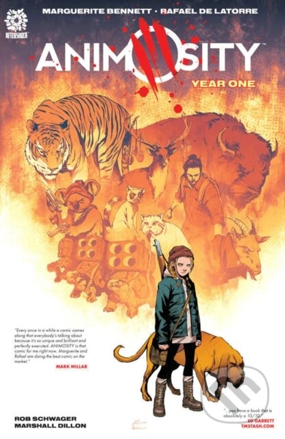 Kniha: Animosity: Year One (Marguerite Bennett a Mike Marts). Aftershock Comics, 2018 Kniha: Animosity: Year One (Marguerite Bennett a Mike Marts). Aftershock Comics, 2018