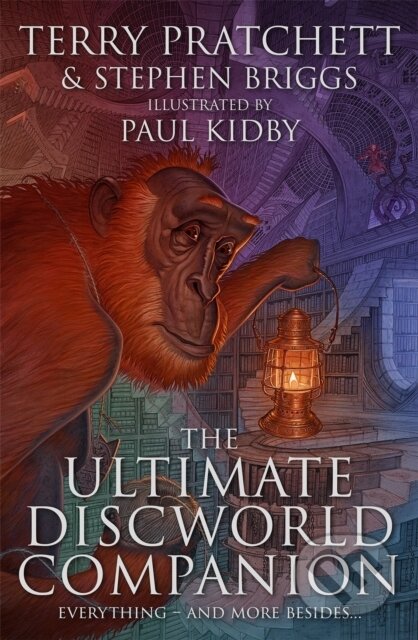 Kniha: The Ultimate Discworld Companion (Stephen Briggs a Terry Pratchett). Gollancz, 2021 Kniha: The Ultimate Discworld Companion (Stephen Briggs a Terry Pratchett). Gollancz, 2021