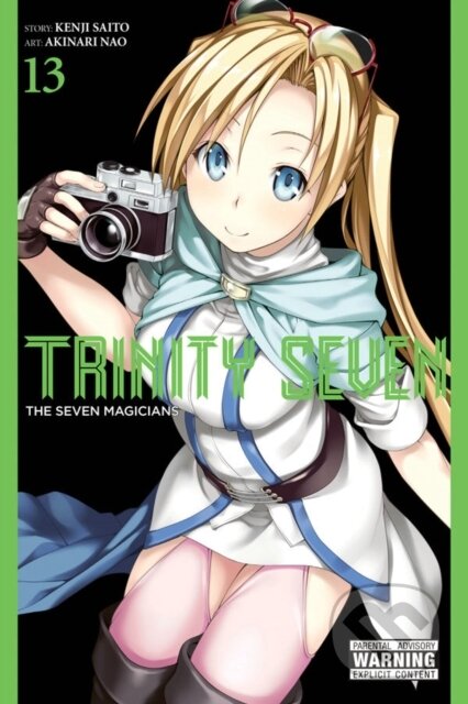 Kniha: Trinity Seven, Vol. 13 (Akinari Nao, Kenji Saito, Christine Dashiell a Anthony Quintessenza). Yen Press, 2018 Kniha: Trinity Seven, Vol. 13 (Akinari Nao, Kenji Saito, Christine Dashiell a Anthony Quintessenza). Yen Press, 2018