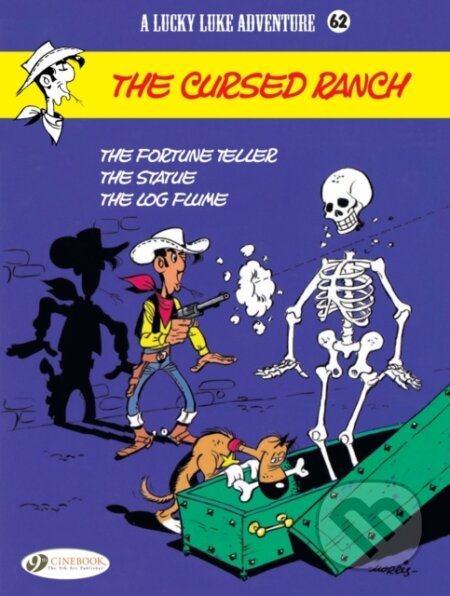 Kniha: Lucky Luke 62 - The Cursed Ranch (Jean & Fauche, Xavier & Guylouis a Claude Leturgie). Cinebook Ltd, 2017 Kniha: Lucky Luke 62 - The Cursed Ranch (Jean & Fauche, Xavier & Guylouis a Claude Leturgie). Cinebook Ltd, 2017
