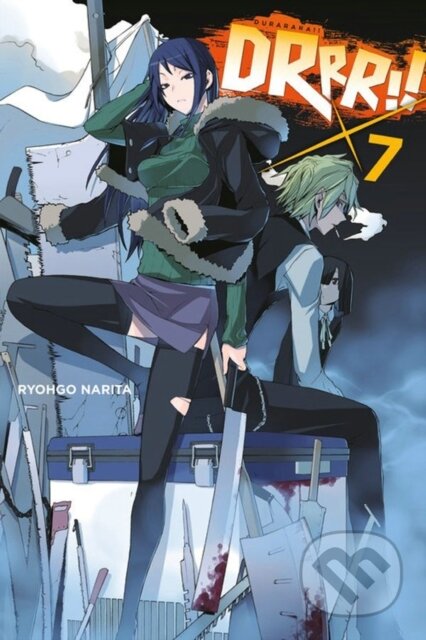 Kniha: Durarara!!, Vol. 7 (light novel) (Hachette US, Suzuhito Yasuda a Ryohgo Narita). Yen Press, 2017 Kniha: Durarara!!, Vol. 7 (light novel) (Hachette US, Suzuhito Yasuda a Ryohgo Narita). Yen Press, 2017