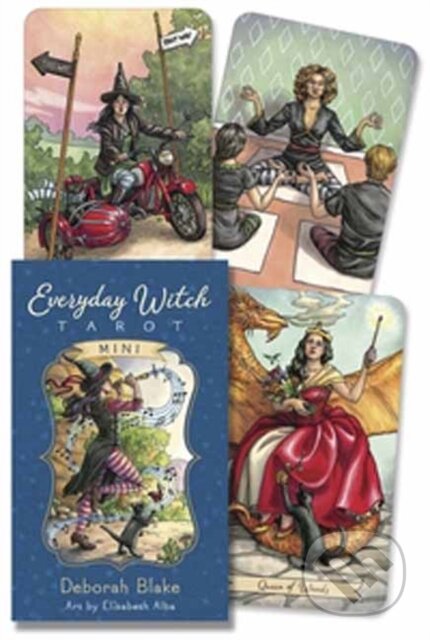 Kniha: Everyday Witch Tarot Mini (Deborah Blake a Elisabeth Alba). Llewellyn Publications, 2020 Kniha: Everyday Witch Tarot Mini (Deborah Blake a Elisabeth Alba). Llewellyn Publications, 2020