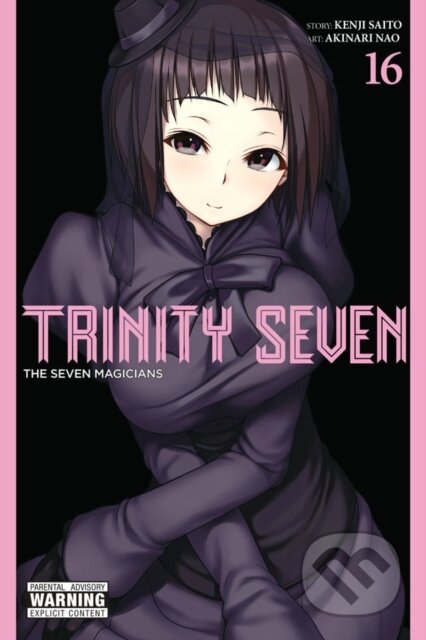 Kniha: Trinity Seven, Vol. 16 (Akinari Nao, Kenji Saito, Christine Dashiell a Anthony Quintessenza). Yen Press, 2019 Kniha: Trinity Seven, Vol. 16 (Akinari Nao, Kenji Saito, Christine Dashiell a Anthony Quintessenza). Yen Press, 2019