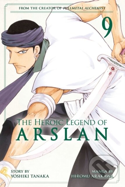 Kniha: The Heroic Legend Of Arslan 9 (Hiromu Arakawa). Kodansha Comics, 2018 Kniha: The Heroic Legend Of Arslan 9 (Hiromu Arakawa). Kodansha Comics, 2018