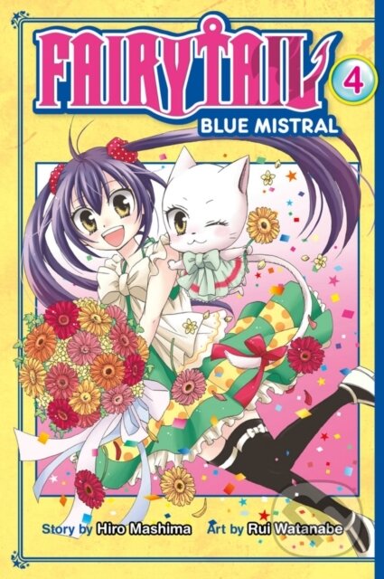 Kniha: Fairy Tail Blue Mistral 4 (Hiro Mashima a Rui Watanabe). Kodansha Comics, 2018 Kniha: Fairy Tail Blue Mistral 4 (Hiro Mashima a Rui Watanabe). Kodansha Comics, 2018