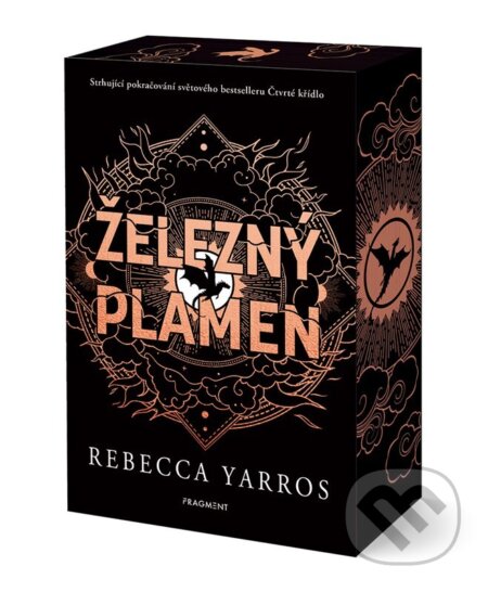 Kniha: Železný plamen (Rebecca Yarros). Nakladatelství Fragment, 2026 Kniha: Železný plamen (Rebecca Yarros). Nakladatelství Fragment, 2026