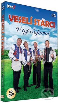 Hudobné CD: Veselí starci: V tej Šoporni (Manic D). Manic D, 2013 Hudobné CD: Veselí starci: V tej Šoporni (Manic D). Manic D, 2013