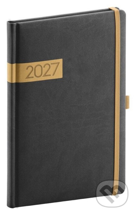NOTIQUE Týždenný diár Twill 2027 (čierno-zlatý) (Notique). Notique, 2026 NOTIQUE Týždenný diár Twill 2027 (čierno-zlatý) (Notique). Notique, 2026