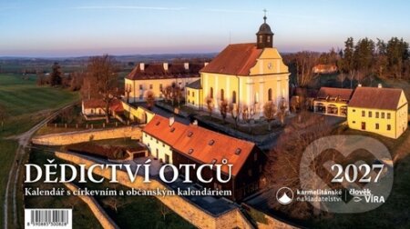 Stolní kalendář Dědictví otců 2027 (Karmelitánské nakladatelství). Karmelitánské nakladatelství, 2026 Stolní kalendář Dědictví otců 2027 (Karmelitánské nakladatelství). Karmelitánské nakladatelství, 2026