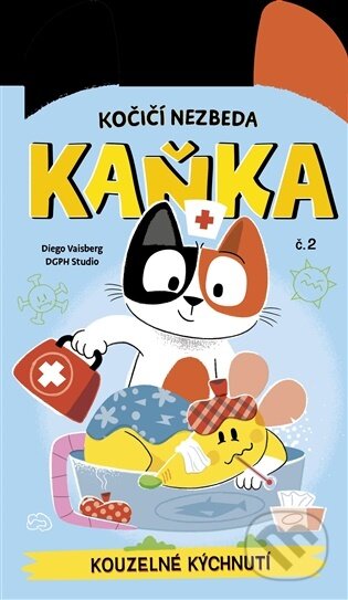 Kniha: Kočičí nezbeda Kaňka: Kouzelné kýchnutí (Diego Vaisberg). Drobek, 2026 Kniha: Kočičí nezbeda Kaňka: Kouzelné kýchnutí (Diego Vaisberg). Drobek, 2026