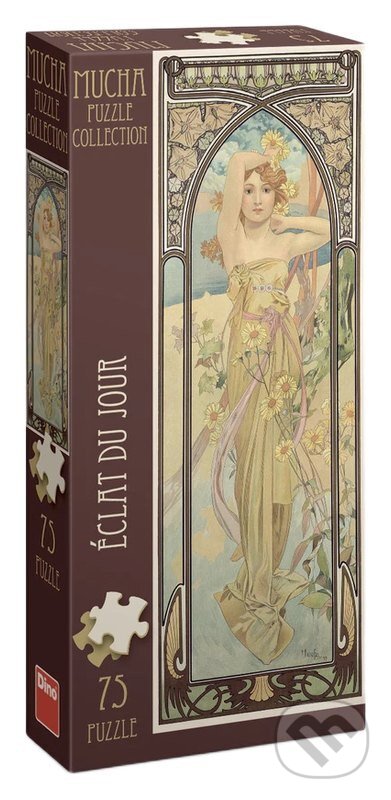 Puzzle: Puzzle 75 Alfons Mucha Záře dne (Dino). Dino, 2026 Puzzle: Puzzle 75 Alfons Mucha Záře dne (Dino). Dino, 2026