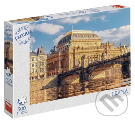 Puzzle: Puzzle 500 Národní divadlo (Dino). Dino, 2026 Puzzle: Puzzle 500 Národní divadlo (Dino). Dino, 2026