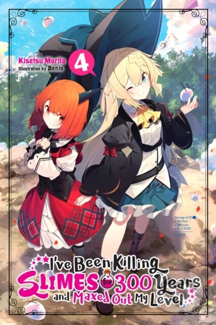 Kniha: I've Been Killing Slimes for 300 Years and Maxed Out My Level, Vol. 4 (Benio Benio a Kisetsu Morita). Yen Press, 2019 Kniha: I've Been Killing Slimes for 300 Years and Maxed Out My Level, Vol. 4 (Benio Benio a Kisetsu Morita). Yen Press, 2019