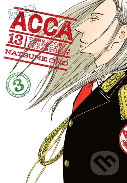 Kniha: ACCA 13-Territory Inspection Department, Vol. 3 (Jocelyne Allen, Natsume Ono a Lys Blakeslee). Yen Press, 2018 Kniha: ACCA 13-Territory Inspection Department, Vol. 3 (Jocelyne Allen, Natsume Ono a Lys Blakeslee). Yen Press, 2018