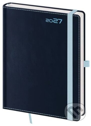 Týdenní diář 2027 B6 Double Blue s poutkem (Helma). Helma, 2026 Týdenní diář 2027 B6 Double Blue s poutkem (Helma). Helma, 2026