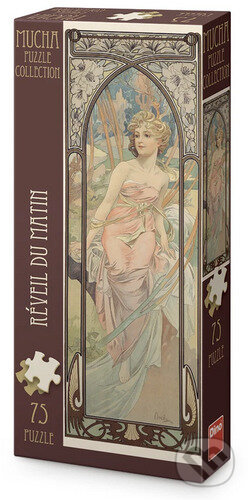 Puzzle: Puzzle 75 Alfons Mucha Probuzení rána (Dino). Dino, 2026 Puzzle: Puzzle 75 Alfons Mucha Probuzení rána (Dino). Dino, 2026