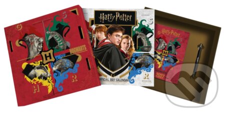 Kniha: Dárkový set Harry Potter: Kalendář - diář - propiska (31,4 x 31,4 x 4,1 cm) (Harry Potter). Harry Potter, 2026 Kniha: Dárkový set Harry Potter: Kalendář - diář - propiska (31,4 x 31,4 x 4,1 cm) (Harry Potter). Harry Potter, 2026