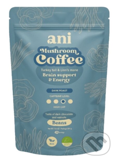 Kávy a čaje: ANi Mushroom Coffee Mental focus & Energy (Ani). Ani Kávy a čaje: ANi Mushroom Coffee Mental focus & Energy (Ani). Ani